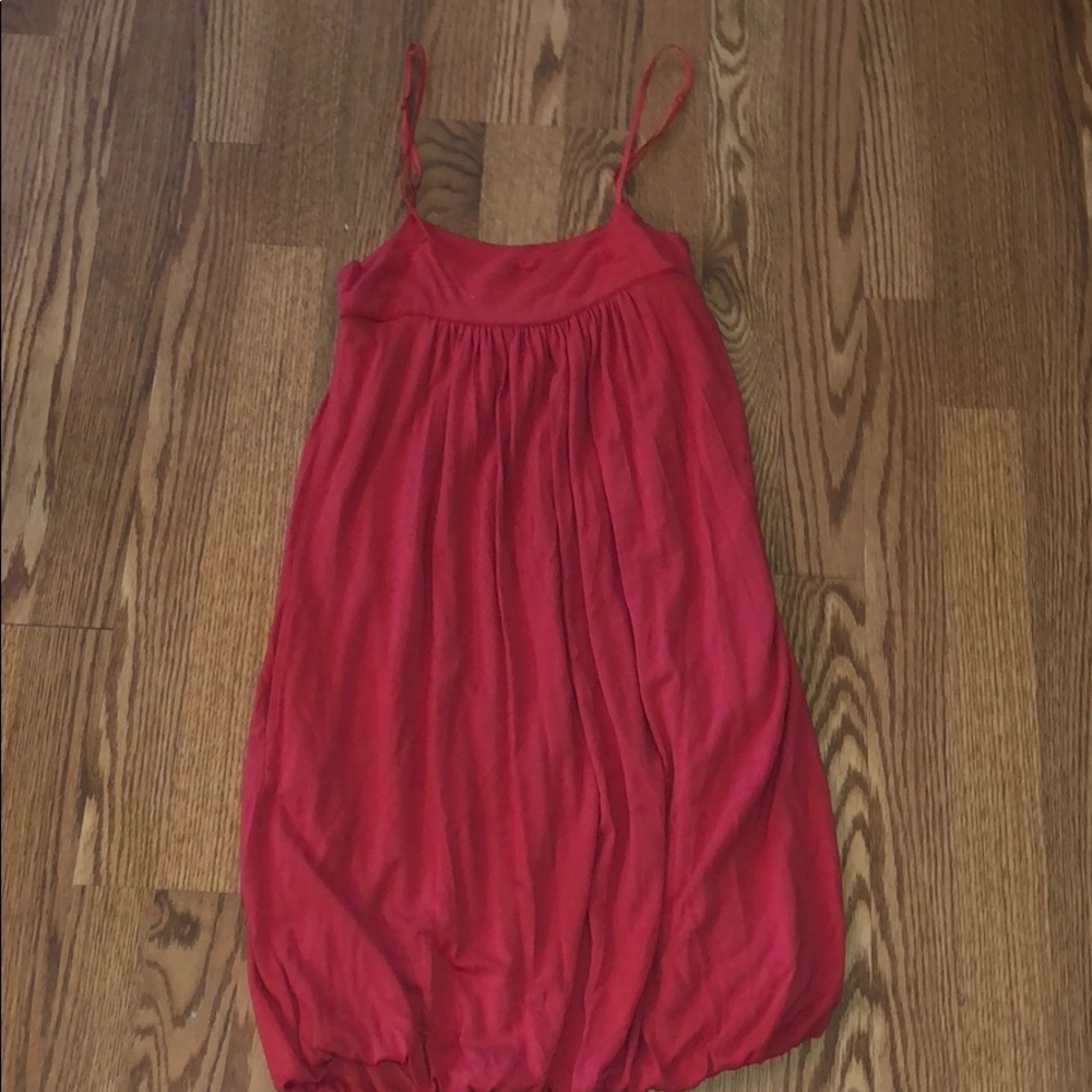 Coral summer dress